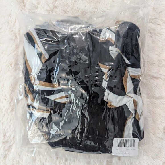 New Women's Summer Dress Tie Waist Dress Short Sleeve Midi Dress - Size Medium - Picture 4 of 5